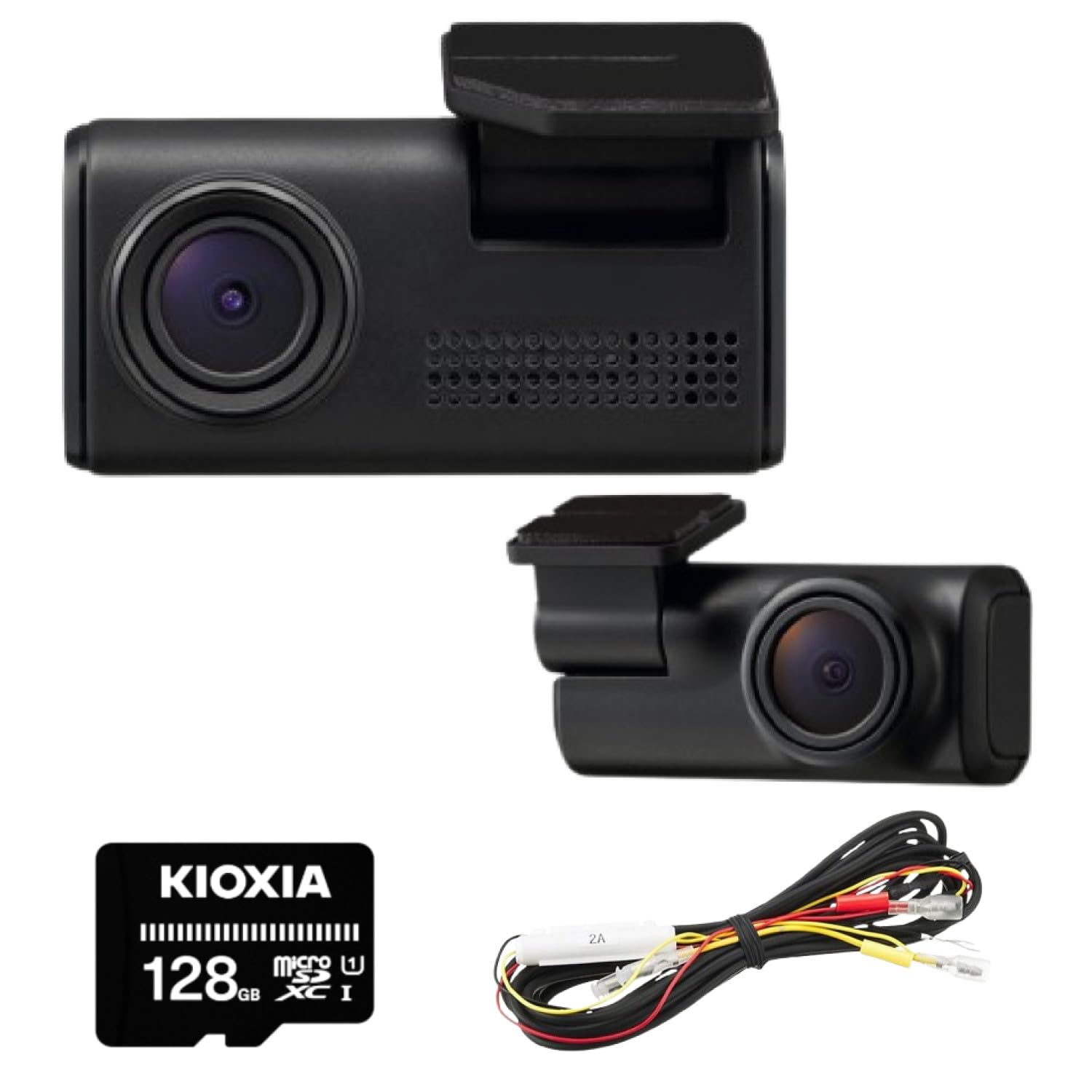 ＜未使用＞ KENWOODドライブレコーダー　DRV-E40W　２カメラ Amazon.co.jp: ケンウッド ドライブレコーダー 前後2カメラ 駐車監視